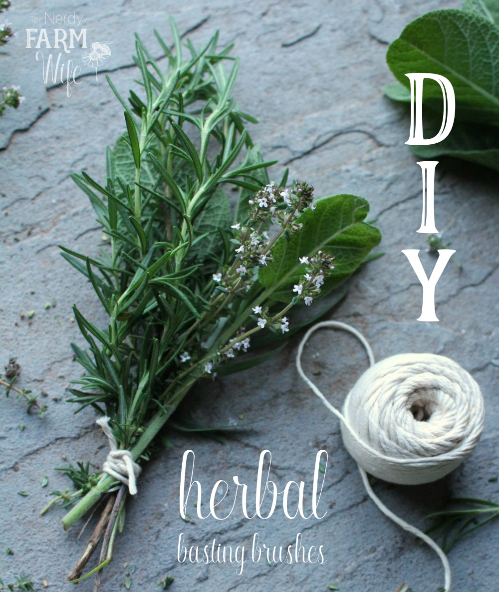 How to Make an Herbal DIY Basting Brush