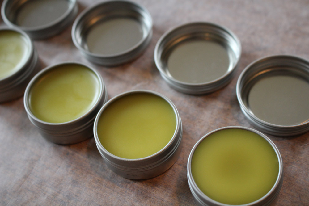 cold sore lip balm made with lemon balm melissa