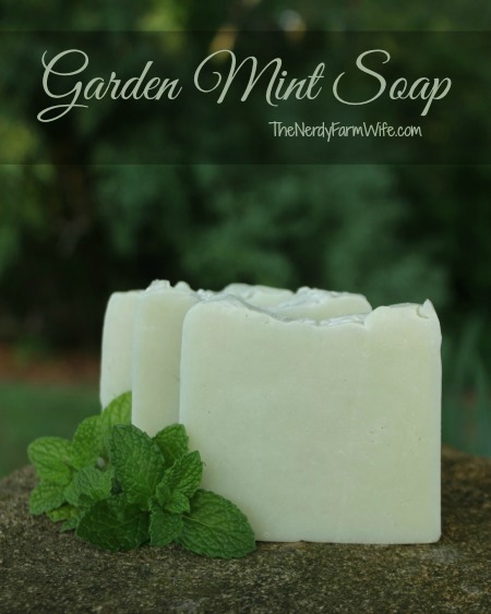 Peppermint Soap starts your morning right!