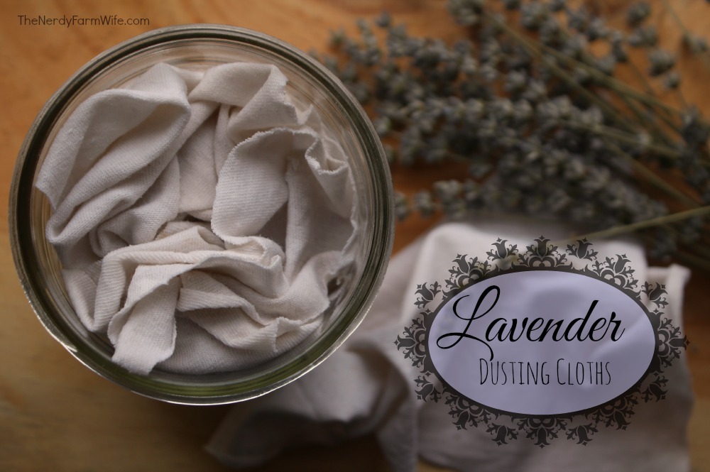 How to Make Non-Toxic Lavender Dusting Cloths