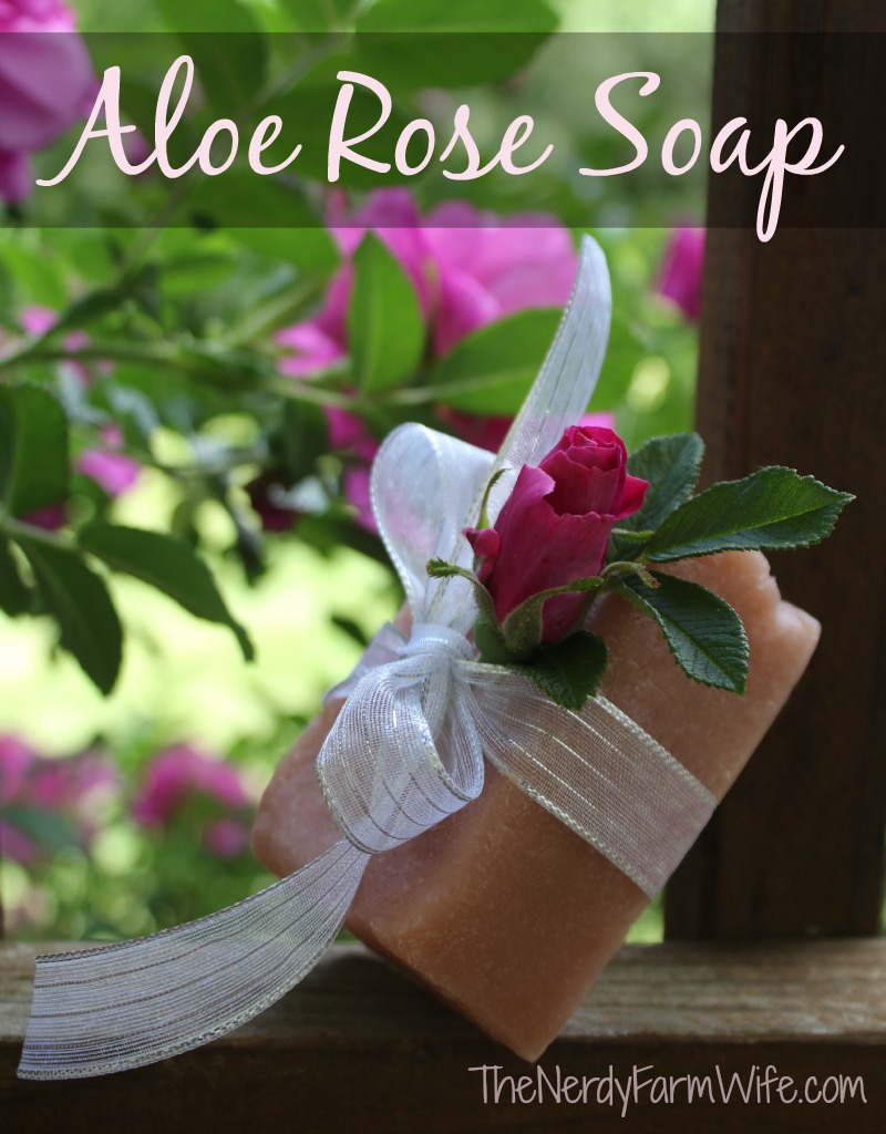 Aloe Rose Palm Free Cold proces Soap Recipe 