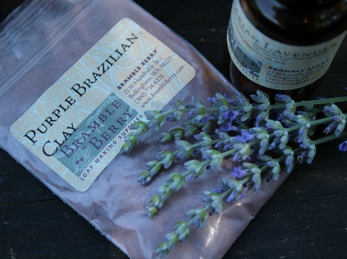 natural color and scent for homemade lavender soap recipe