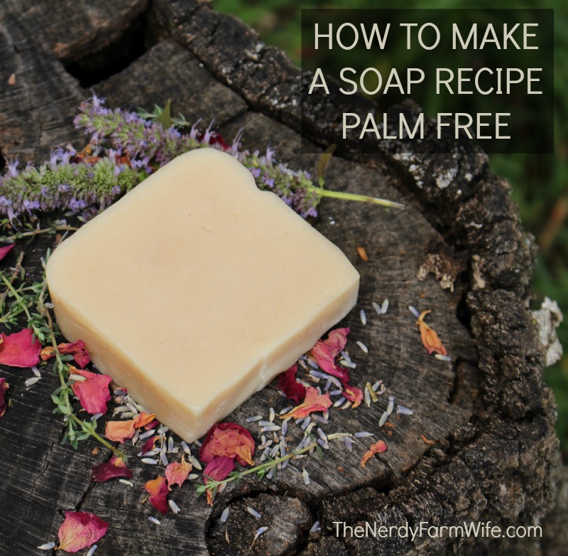 how to make a soap recipe palm free