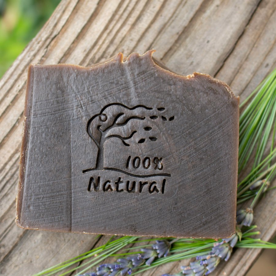 Black Pine Tar Soap - Unscented Vintage Family Recipe Pine Tar