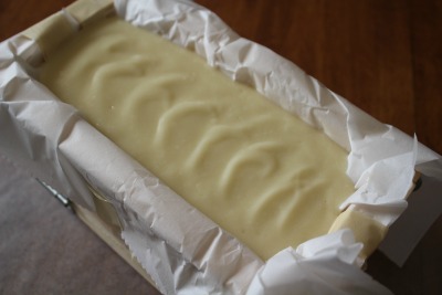 milk soap in mold