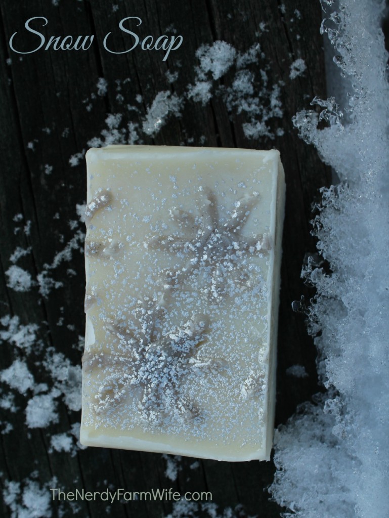 How to Make Snow Soap