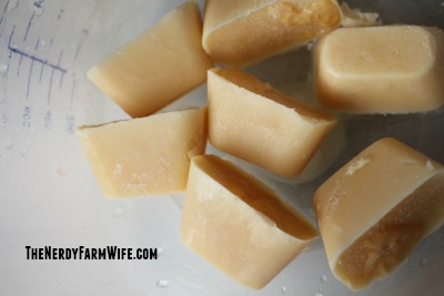 Frozen Goat Milk Cubes