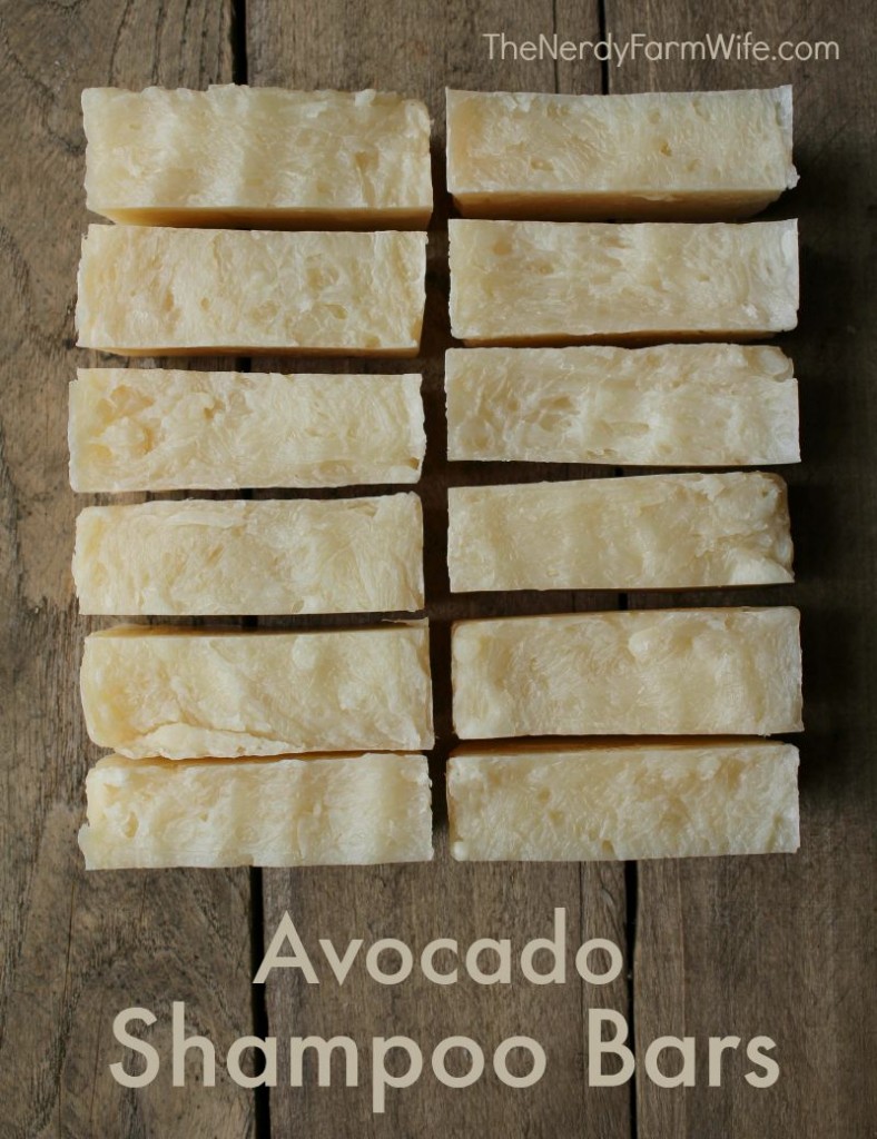 Avocado Butter Shampoo Bars