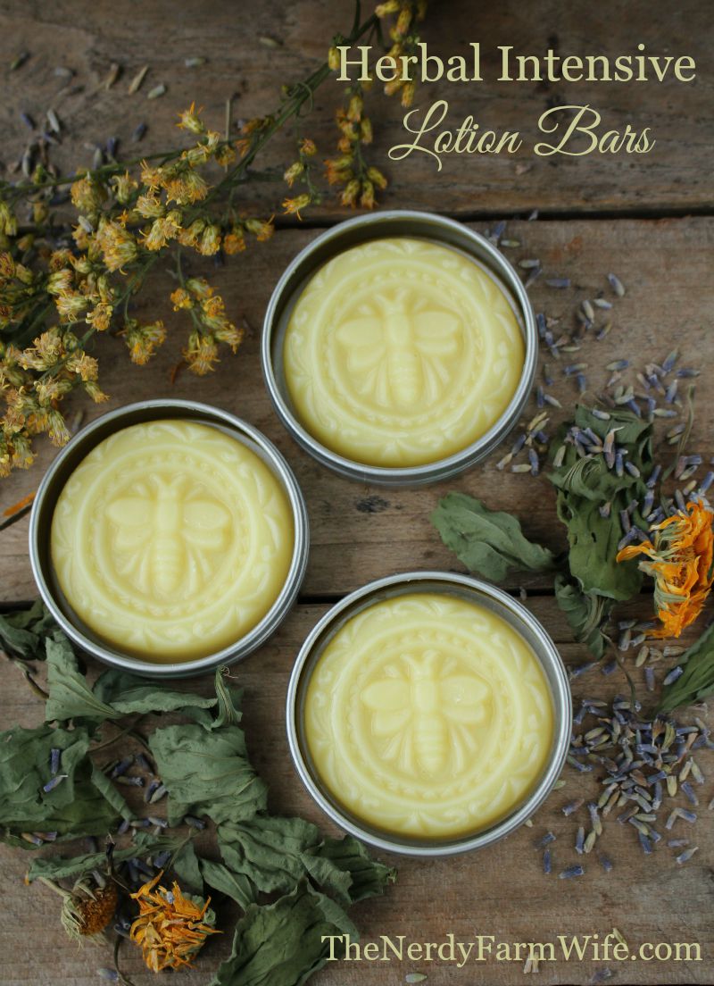 How to Make Homemade Natural Lotion Bars (and lip balm)