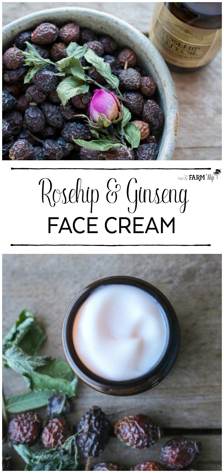 Rosehip & Ginseng Face Cream Recipe