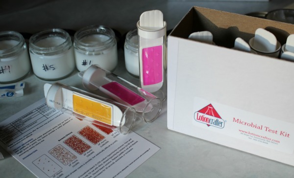 Microbial test kits and homemade lotion