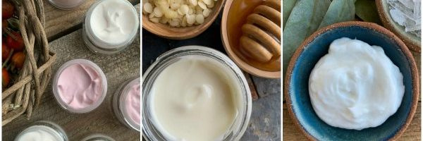 a row of lotion photos