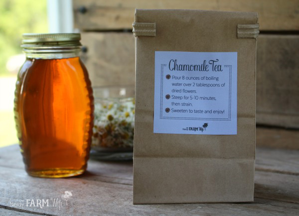 Chamomile Tea Printable Label