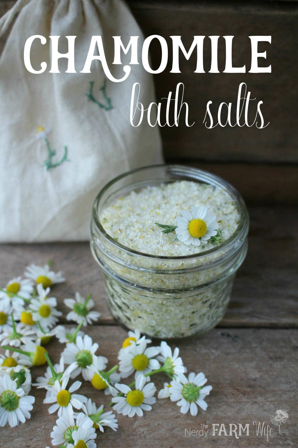 How to make DIY Chamomile Bath Salts