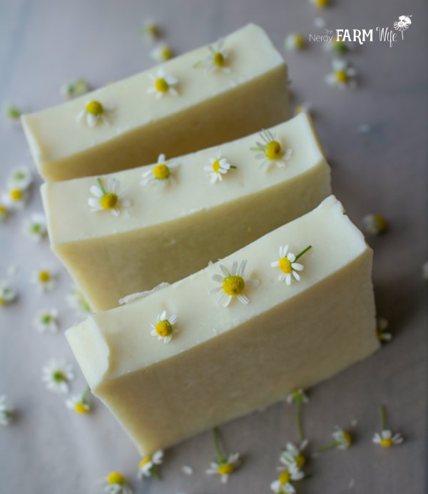 Chamomile "Almost" Castile Soap Recipe