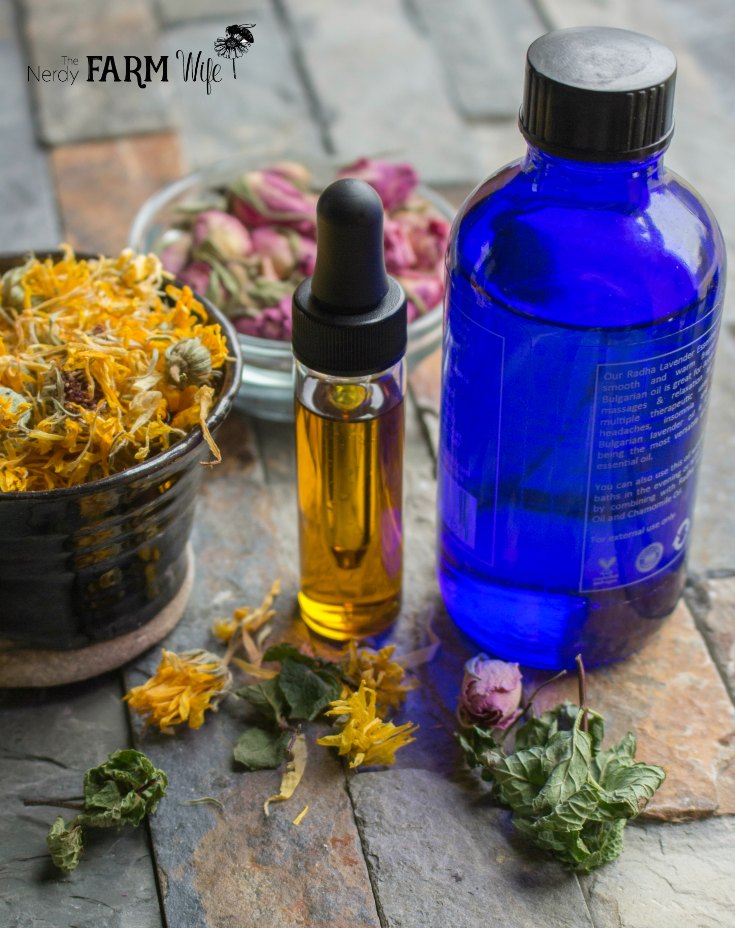 Essential Oils in bottles