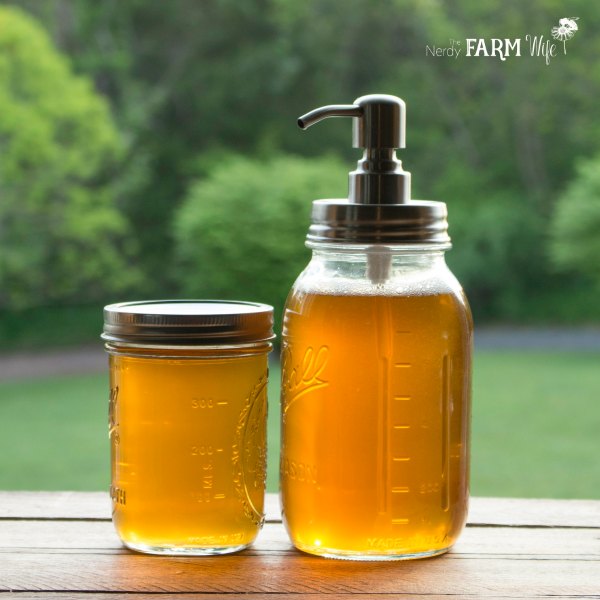 How to make dandelion and honey liquid soap recipe