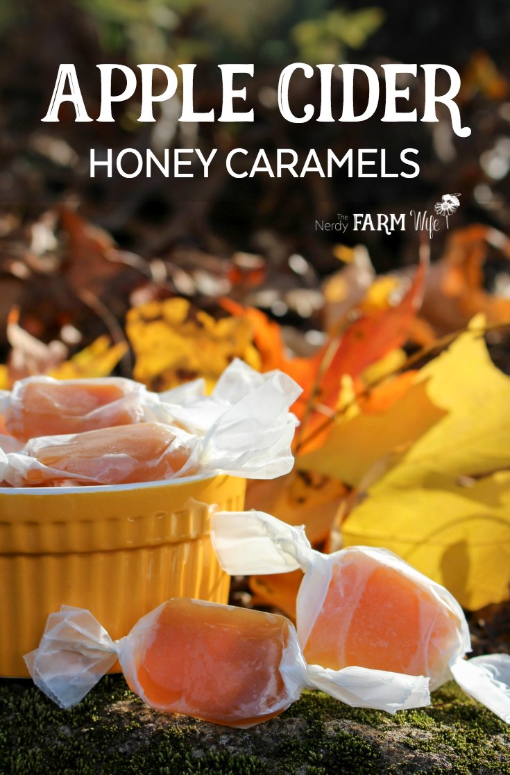 Apple Cider Honey Caramels Recipe