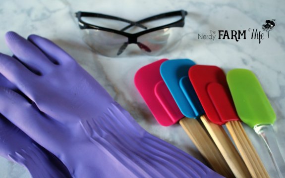 https://thenerdyfarmwife.com/wp-content/uploads/2017/09/gloves-goggles-spatulas-for-soapmaking.jpg