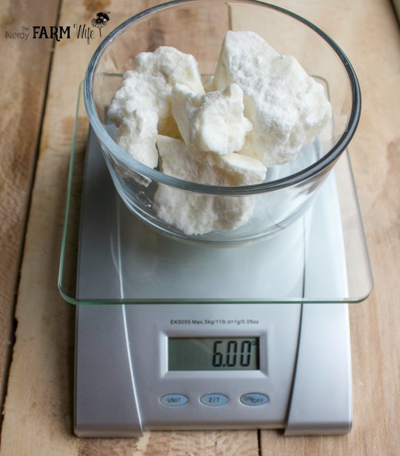 Scale for Making Handmade Soap