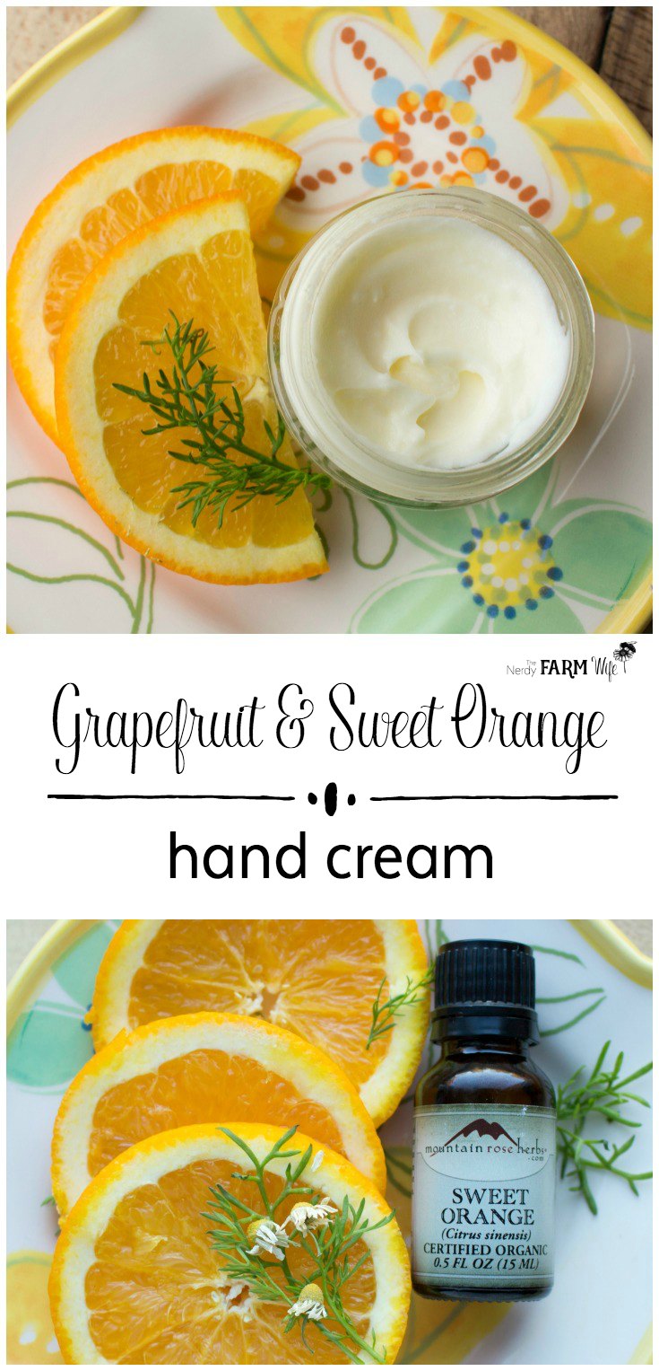 Grapefruit & Sweet Orange Hand Cream Recipe