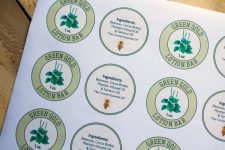 Green Gold Lotion Bars (+ printable labels)
