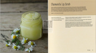 chamomile lip scrub - 101 book