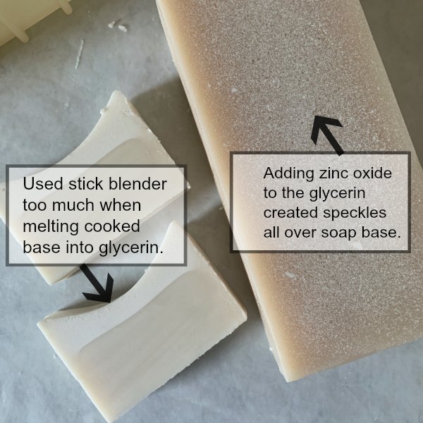 homemade soap base mistakes