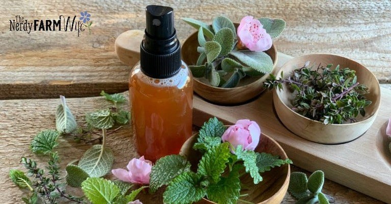 DIY Herbal Throat Spray Recipe