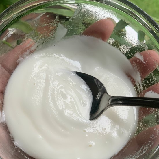 paste of baking soda and castile soap