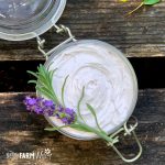jar of lavender body butter