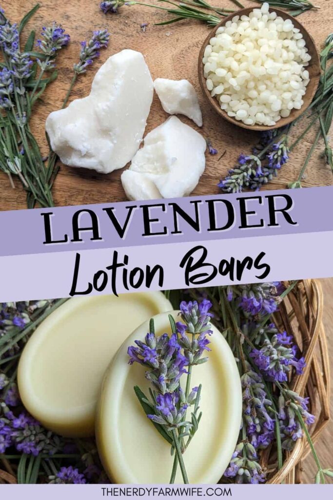 lavender flowers and lotion bars