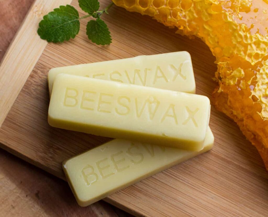bars of beeswax